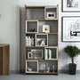 Hanah Home Estantería Moderna Nogal y Crema